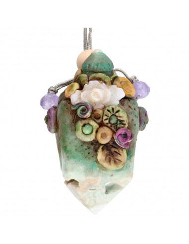 Péndulo Flor Ópalo