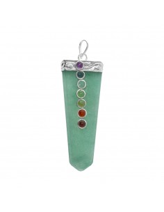 Colgante Punta Plana Cuarzo...