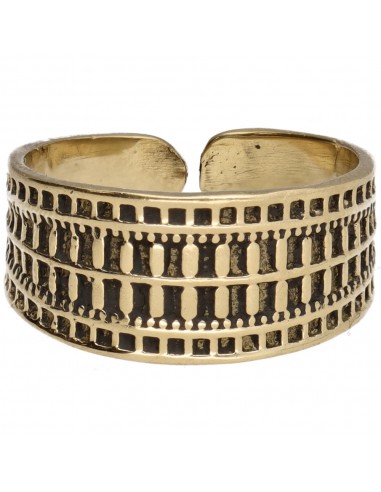 Anel de bronze com minério -63-