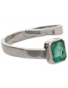 Bague émeraude à facettes... 2