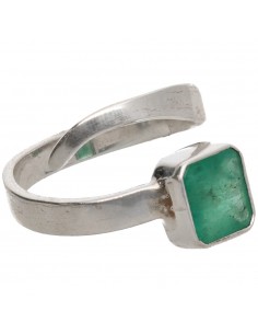 Bague émeraude à facettes... 2