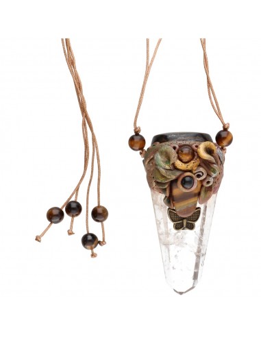 Olho de tigre com pêndulo borboleta