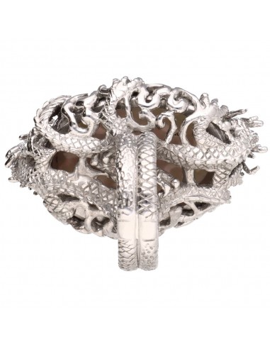 Bague opale en peau de dragon en...