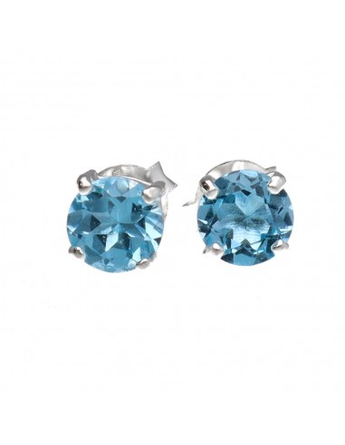 Pendientes de Topacio Facetado en...