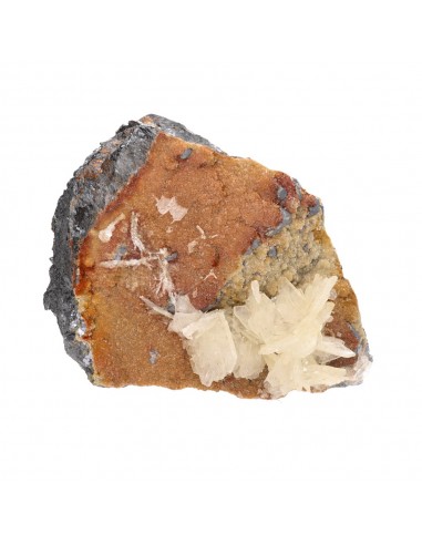 Baryte, siderite e esfalerite em bruto