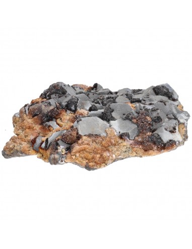 Galena e siderite em bruto