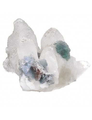 Fluorite et quartz brut (B)