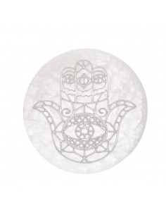 Circular Selenite Hand of...