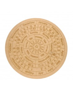 Pendule étoilé en bois