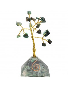 Arbre d'émeraude avec base...