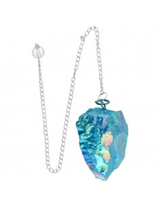Pendule en quartz bleu Aqua...