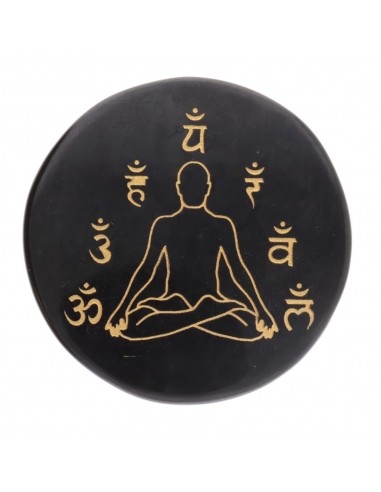 Placa de Obsidiana con Simbología...