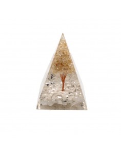 Pirâmide de resina de pedra...