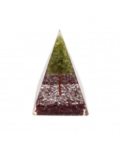 Ruby Orgonite Pyramid in...