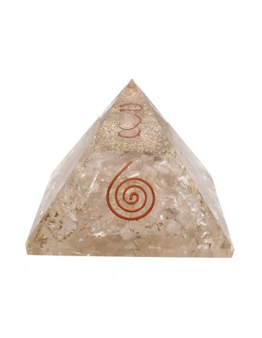 Pyramide de Quartz Orgonite en Résine...