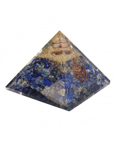 Lapis Lazuli Resin Orgonite Pyramid...