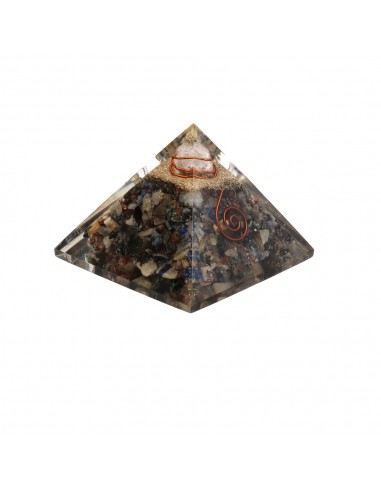 Sapphire Orgonite Pyramid in Resin...
