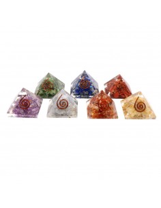 7 Chakras Orgonite Pyramids...