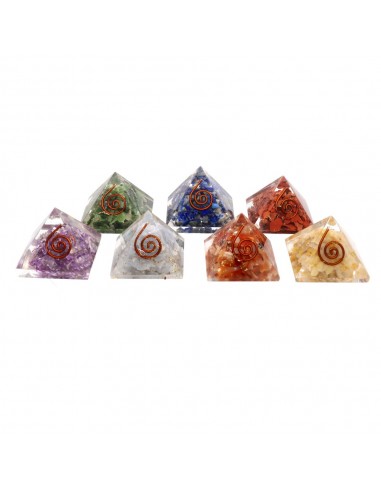 Pack de Pirámides Orgonita 7 Chakras