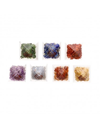 7 Chakras Orgonite Pyramides Pack