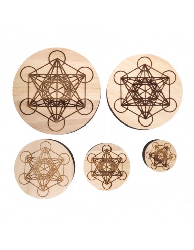 Base d'autel circulaire Metatron 10cm