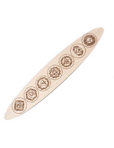 Paulownia Altarpiece 7 Chakras Vertical