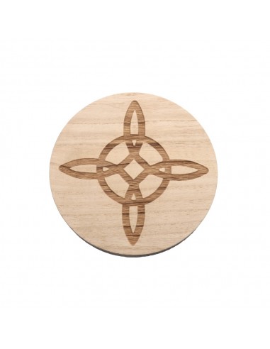 Witch's Knot Circular Altar Base 8cm
