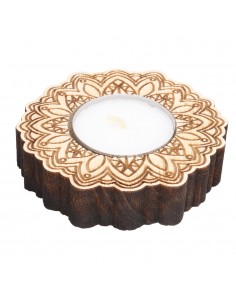 Portavelas Mandala Flor