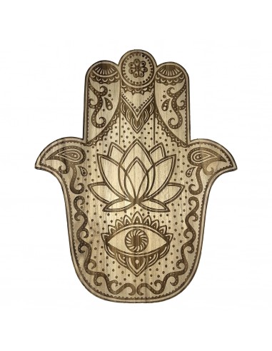 Retablo Paulownia Mano de Fátima 70cm