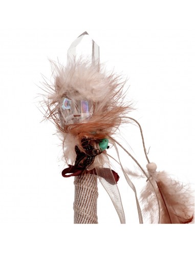 Vara de Poder de Cuarzo Láser y Drusa...