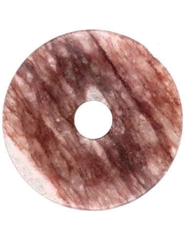 Grand donut de mica lépidolite