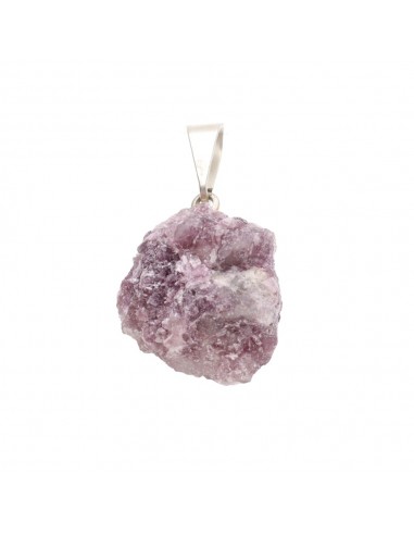 Rough Lepidolite Mica Pendant