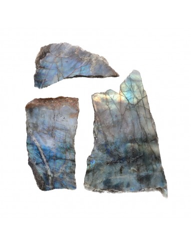 Plaque en labradorite polie (paquet...