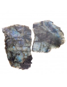 Plaque en labradorite polie... 2