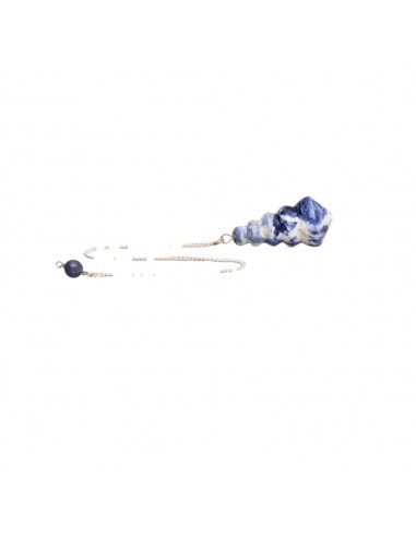 Pendule spirale en sodalite (PEND232)