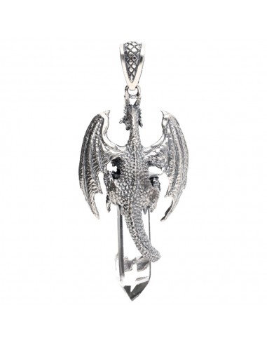 Open Wings Dragon Pendant on M Quartz...