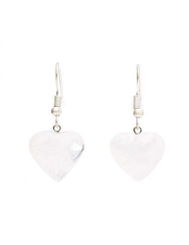 Silver Plated Milky Quartz Heart...
