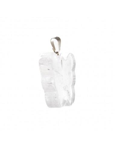 White Quartz Butterfly Pendant