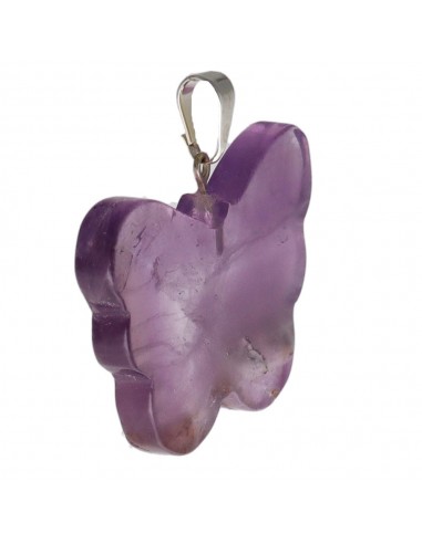 Amethyst Butterfly Pendant