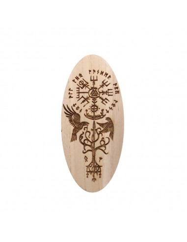 Oval Base for Altar Vegvisir Viking 10cm