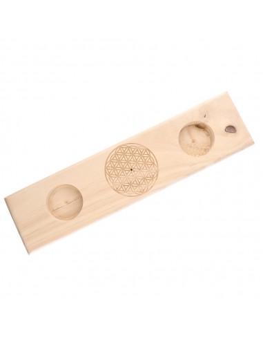 Flower of Life Censer and Candle Holders