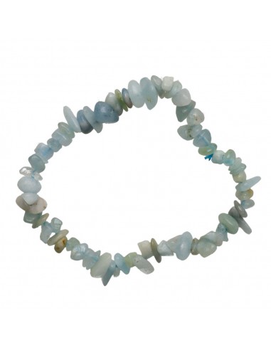Pulsera Chip de Aguamarina Calidad A