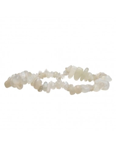 White Labradorite Chip Bracelet