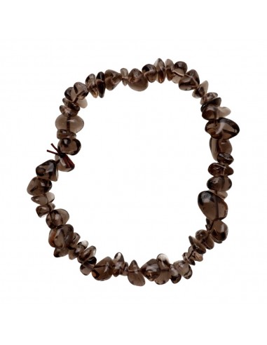 Pulsera Chip de Cuarzo Ahumado