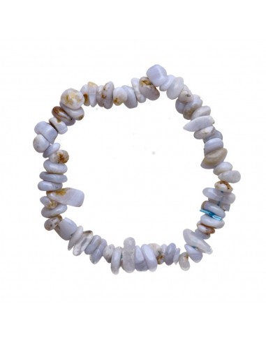 Blue Chalcedony Chip Bracelet