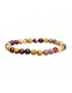 Pulseira de jaspe mokaite 6mm