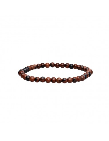 Obsidian Bracelet Mahogany 4mm