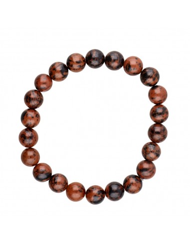 Pulseira de obsidiana mogno 8mm