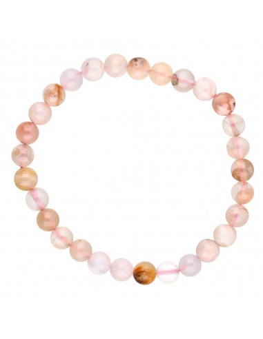 Pulsera de Ágata Flor de Cerezo 6mm