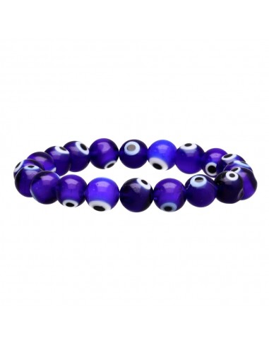 Dark Blue Turkish Eye Bracelet 10mm